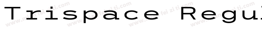 Trispace Regular字体转换